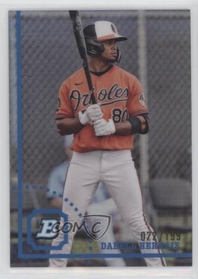 2022 Bowman Heritage Chrome Prospects Refractor /199 Darell Hernaiz #BHPC-9 jm6