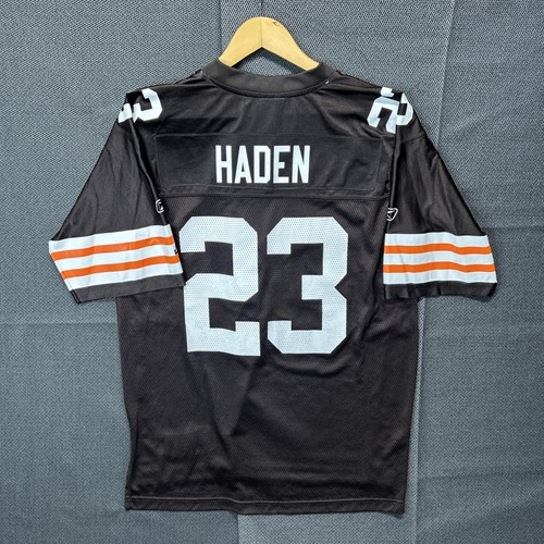 Vintage Y2K Cleveland Browns Reebok Joe Haden NFL Home Jersey Size Large - Picture 3 of 5