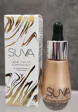 Suva Beauty Liquid Chrome Illuminating Drops 0.5 FL oz. TRUST FUND NEW In Box