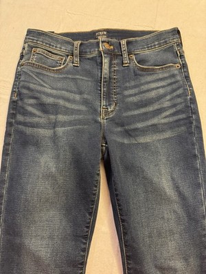 J.Crew 9'' High-Rise Skinny Cozy Blue Jeans -28 P NWT