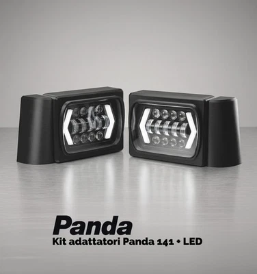 Adattatori Led Panda 141 rettangolari Kit Led conversione Panda - Bild 1 von 3