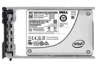 Intel DELL S4500 480GB SATA 6Gbps 2.5'' SSD for DELL POWEREDGE R730 G13 No Tray