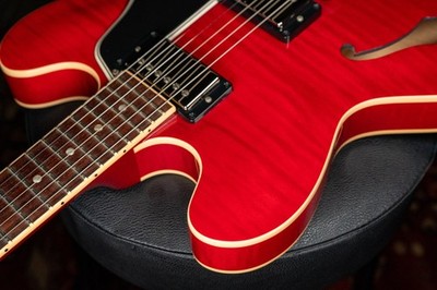 2010 Gibson Custom ES-335 Dot Cherry Finish Flamed Maple w/OHSC | eBay