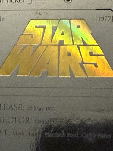1977 Star War Faux Ticket The #1 Ticket Star Wars #1 First Ticket Very Rare - Picture 10 of 10