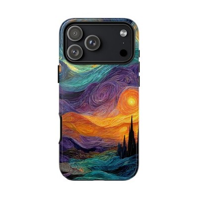 Phone Ink   Starry Night Cosmic Waves Case   Lifetime Warranty