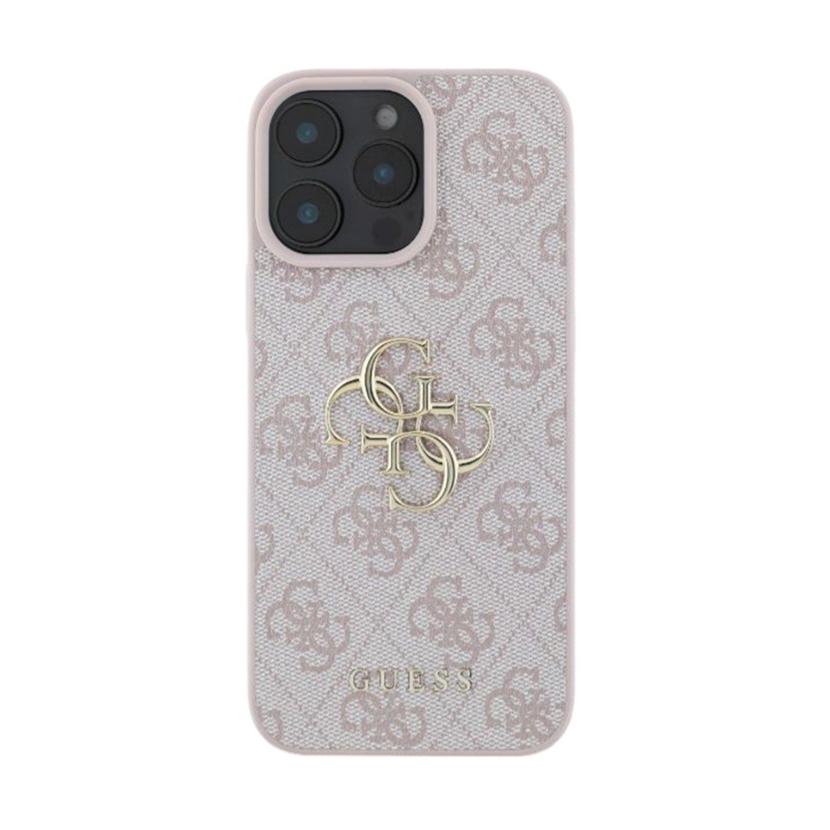 Coque iPhone 16 Pro Guess monogramme rose pour sublimer vos looks
