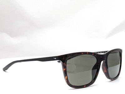 Nike Sunglasses Neo SQ DV2375 220 Tortoise Frames w/ Green Lenses Unisex 54mm