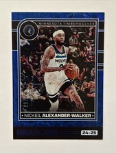 2024-25 Panini Prizm - Nickeil Alexander-Walker #135 Blue Seismic Prizm /99