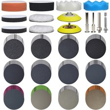 3 Inch 134 PCS Sanding Disc Drill Polishing Kit - Hook  Loop Wet/Dry Sandpap...