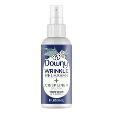 Downy Wrinkle Releaser and Refresher Fabric Spray, Crisp Linen Scent,