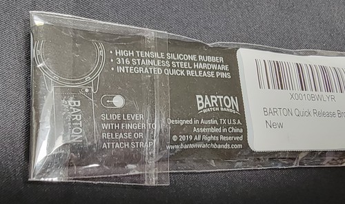 Barton Silikon Uhrenarmband braun 20 mm Schnellverschluss - Bild 6 von 14
