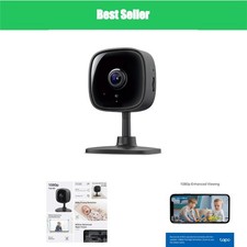 Tapo 1080P Indoor Wired Security Camera Baby Monitor - 2-Way Audio