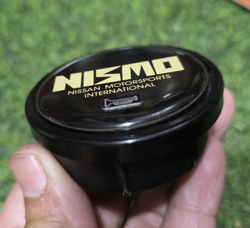 Rare Nismo old logo Gold Letter horn button skyline r32 r33 silvia s13 s14 jdm - Picture 7 of 13