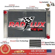 Universal 29x19 Aluminum Racing Radiator For Chevy Chevrolet Gm Sbc Heavy Duty