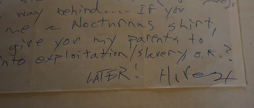 Revenant 1990 Band Biography Flyer + Letter From Singer Henry Veggian Rare Htf - Picture 4 of 4