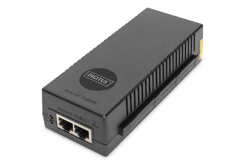 DIGITUS Ethernet PoE+ Injector - 10 Gigabit - 30W Power over Ethernet budget - I - 第 1/10 張圖片