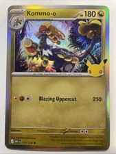 Pokemon Cards Kommo-o 112/128 Me: 30th Celebration Holo