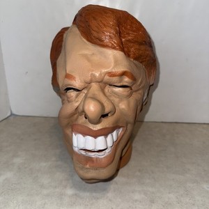 Vtg 1978 Jimmy Carter Presidential Election Race Cesar Vinyl Face Mask Halloween