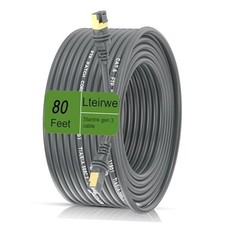 Starlink Gen 3 Cable 80FT/ 25M for Starlink Standard Generation 80FT/25M Gray