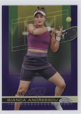 2024 Topps Chrome Purple Refractor 437/499 Bianca Andreescu #121 7k8