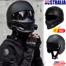 Latest Motorcycle Helmet Capacete Personality Combination Full Face Retro Helmet