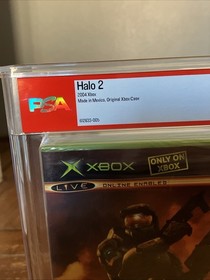 Halo 2 Microsoft Xbox 2004 NEW FACTORY SEALED Graded Wata PSA 9.6 A Grading