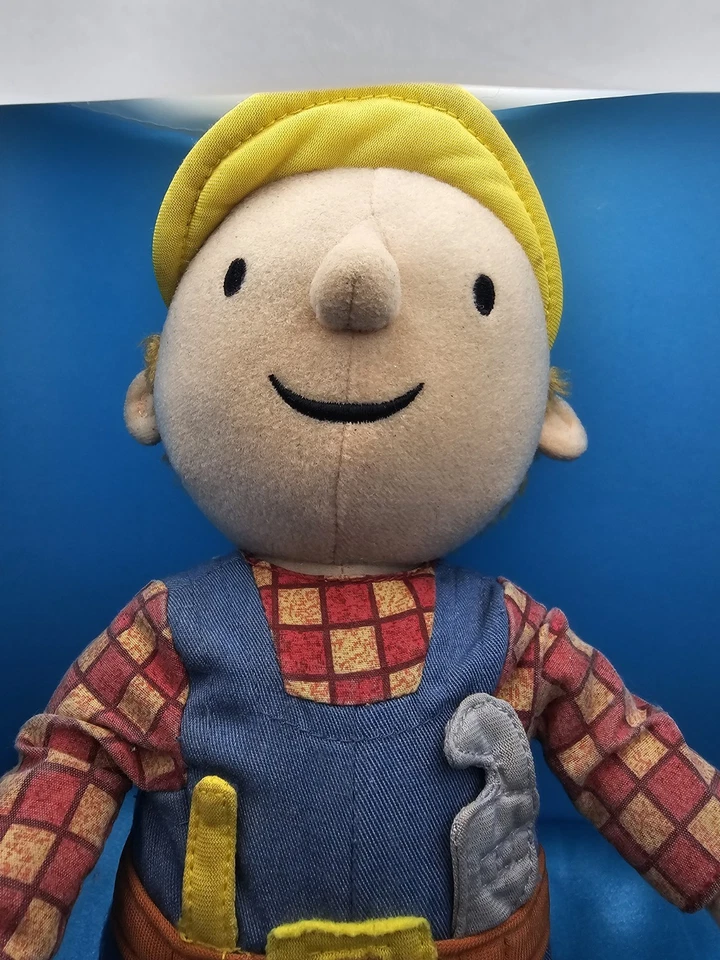 Bob The Builder 11” Plush 2001 Huggable Bob Hasbro Playskool Vintage Stuffed - Image 3 of 4