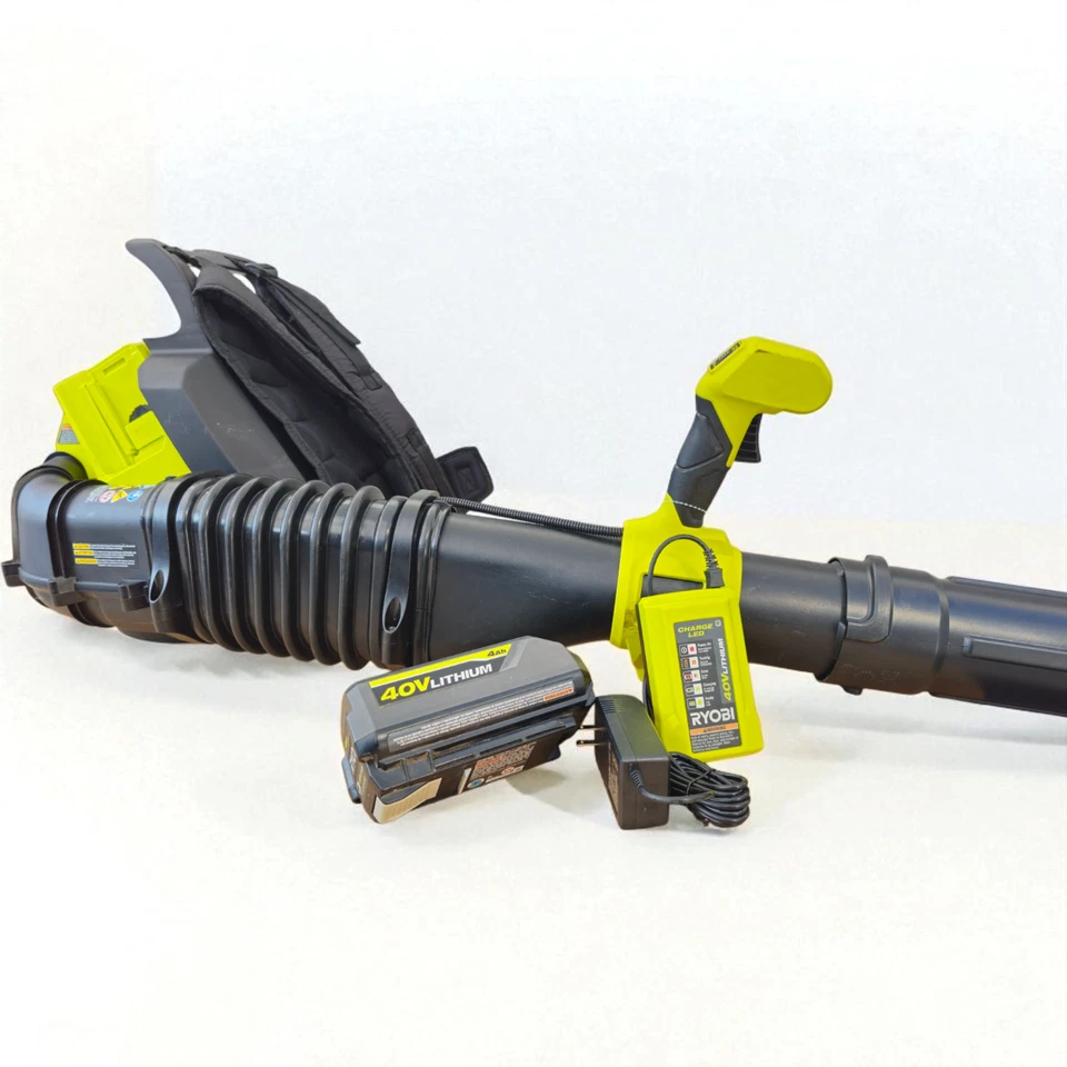 Mochila sin escobillas Ryobi 40V HP 730 CFM Whisper Series Soplador - Con batería (4ah) Foto 4 de 4