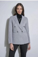 Elie Tahari 100 WOOL DOUBLE BREASTED BLAZER - Size XS - NWT