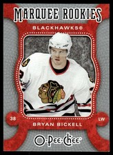 2007-08 O-Pee-Chee MARQUEE ROOKIE Bryan Bickell Rookie Chicago Blackhawks #520