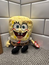 Ty SpongeBob SquarePants Beanie 8" 2004 Nickelodeon Plush