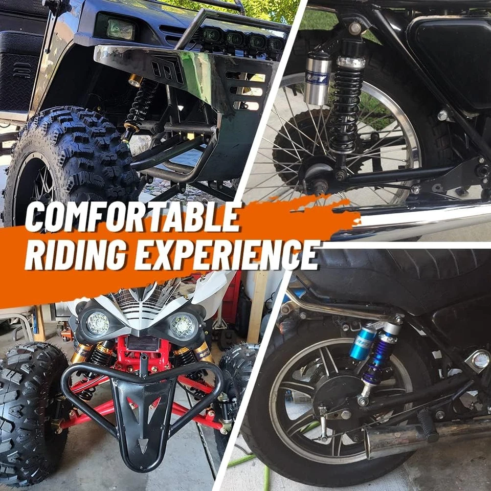 340mm 13.5" Rear Motor Shock Absorbers Air Suspensions Fit Harley Sportster 883 - Imagem 4 de 4