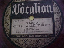 78 RPM -- lena henry freight train blues vocalion 14910