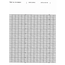GRAPHIC CONTROLS YOK B9855AY Fanfold Paper Strip Chart, , 1 pkg 5MEZ1
