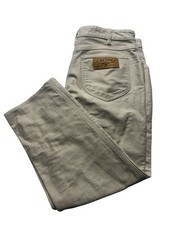RM Williams T180 Moleskin Mens Jeans Beige intage Hemmed Size W40 L32
