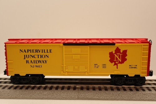 Lionel, O, 6-9413, Napierville Junction Railway, vagón de carga, #9413, C-8, LN/OB | Zustand: Used