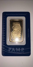 PAMP Suisse Lady Fortuna Gold Bar 1 Ounce 999.9 Fine Gold In Assay Sealed 2811.70 per troy oz