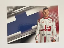 2021 Topps Formula 1 F1 Alfa Romeo Kimi Raikkonen Flags of Foundation #FF-KR