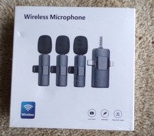 Wireless 3 In 1 Microphone for iPhone/Android/Camera h4