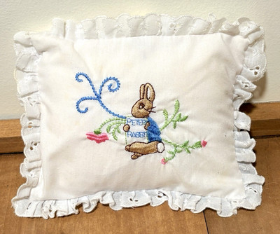 Eden Peter Rabbit Wind Up Pillow Musical 6'' Vtg Plush Korea Working!