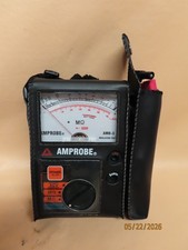 Amprobe amb-3 insulation resistance tester meter new batteries w/ leads & case