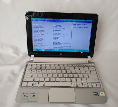 HP Mini 210 2090NR Intel Atom Laptop Notebook 10.1in 250 GB HDD Windows 7 Red PC