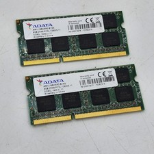 Lot of 2 ADATA 8GB DDR3L 1600 PC3L-12800S SODIMM CL11 AM1L16BCR2