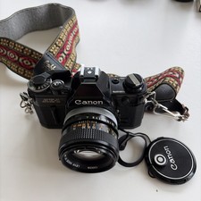 Canon AE-1 35mm Film Camera With FD 50mm S.S.C. 1:1.4 Lens Both From Japan