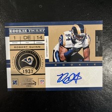 2011 Playoff Contenders Rookie Ticket Robert Quinn Autograph #200 Bears Rams