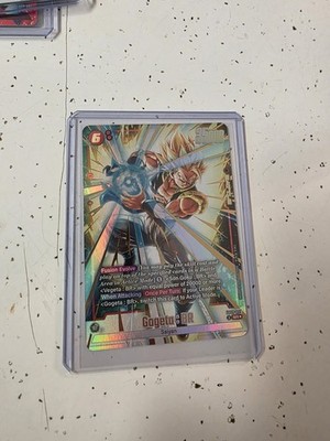 Gogeta : BR FB09-007	Alternate Art Dual Evolution Dragon Ball Card English