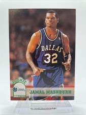 1993-94 NBA HOOPS ROOKIE CARD DALLAS MAVERICKS JAMAL MASHBURN #323. rookie card picture