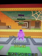 Galaxy Raccooni Jandelini Steal A Brainrot Roblox Fast Delivery