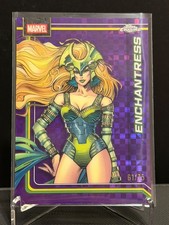 2026 Topps Chrome Marvel - Enchantress #35 Purple X-Fractor Refractor 61/75