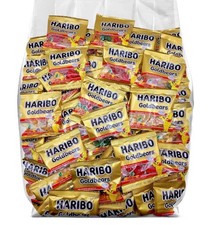 Haribo Gold Bears Gummi Candy, Fruit Flavors, Bulk Fun Size Mini Bags 2 Pounds